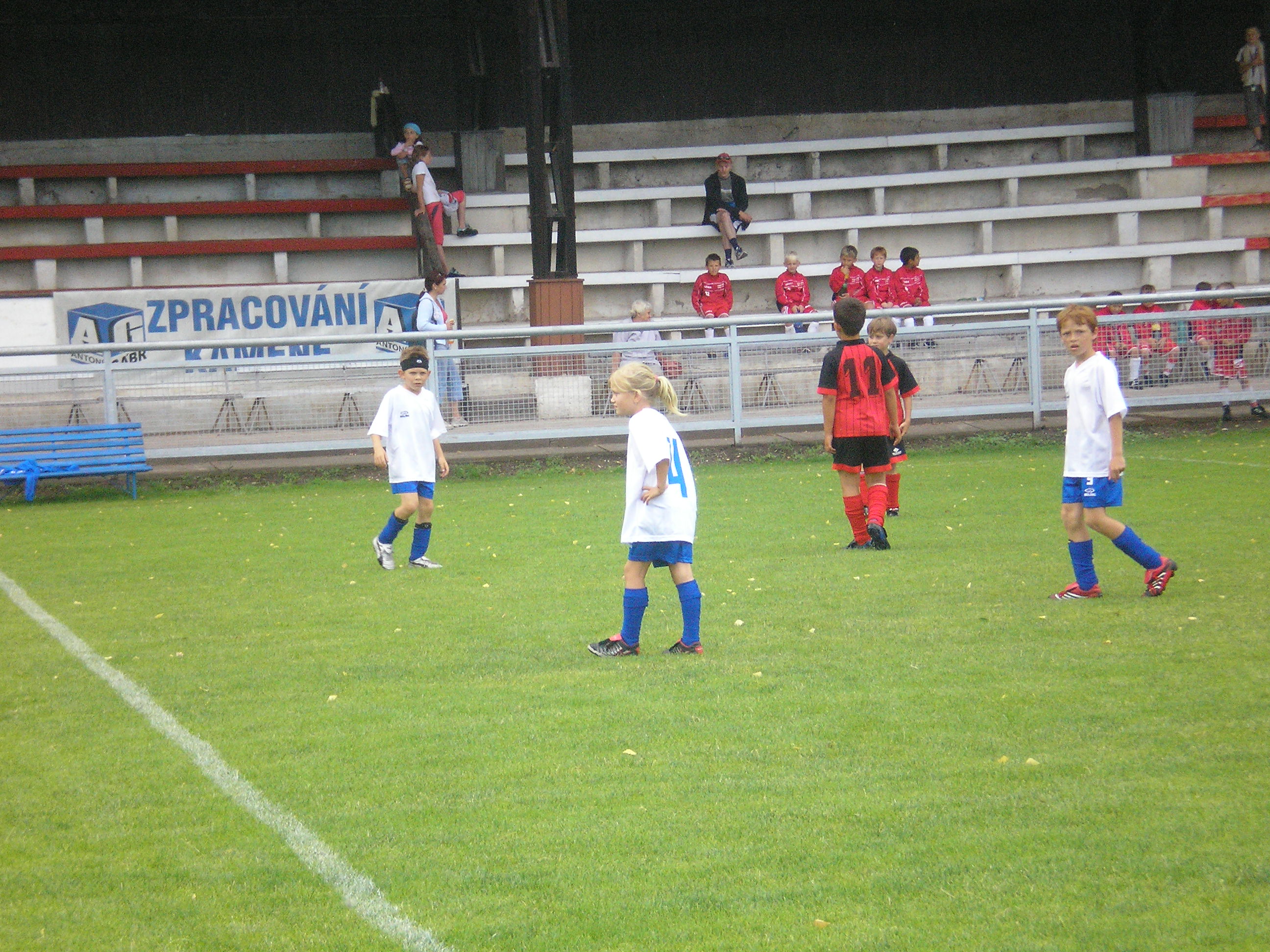 Tým FK Pěnčín-Turnov před výkopem...